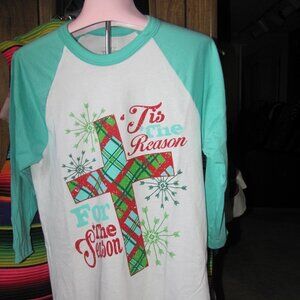 CRAZY TRAIN CHRISTMAS TSHIRT TIS THE REASON FOR THE SEASON